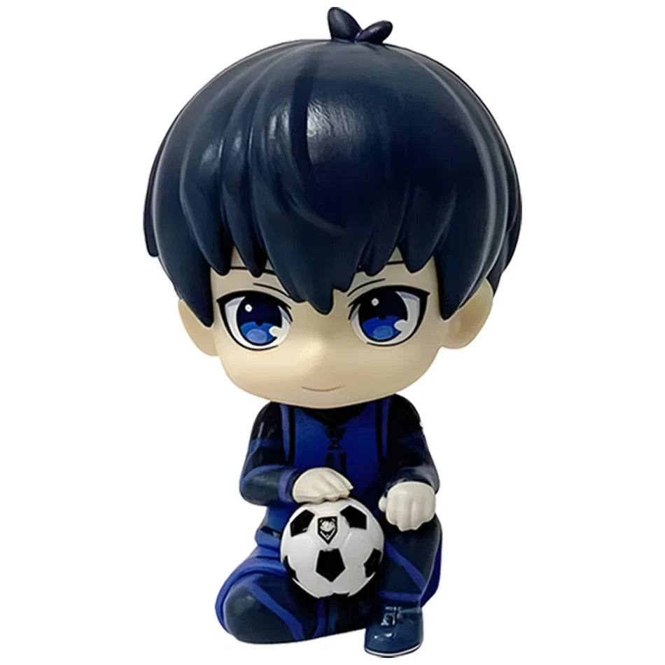 Anime Blue Lock Isagi Yoichi Nagi Seishiro Cosplay Figure Collectible Cartoon Character Ornament Pet Model Kit for Fans