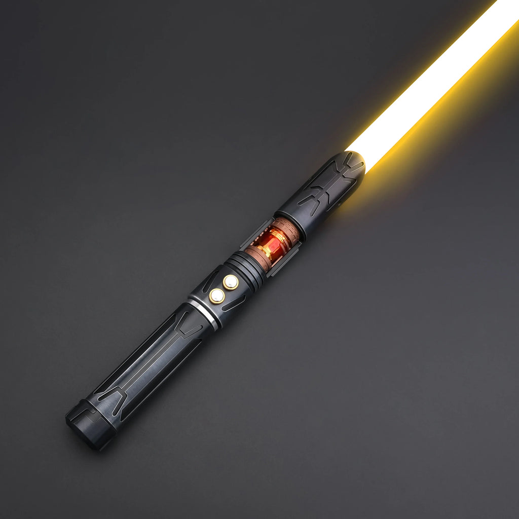 TXQSABER Lightsaber Dark Hunter Laser Sword Smooth Swing Blaster FOC Metal Hilt Heavy Dueling Lightsaber for Adult Cosplay Toys