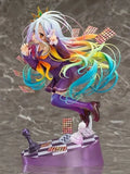 No Game No Life Figures Zero Shiro Stephanie Dola 22cm Anime Model Dolls Figurines Action  Schwi Jibril Fairy Shampoo Figurine