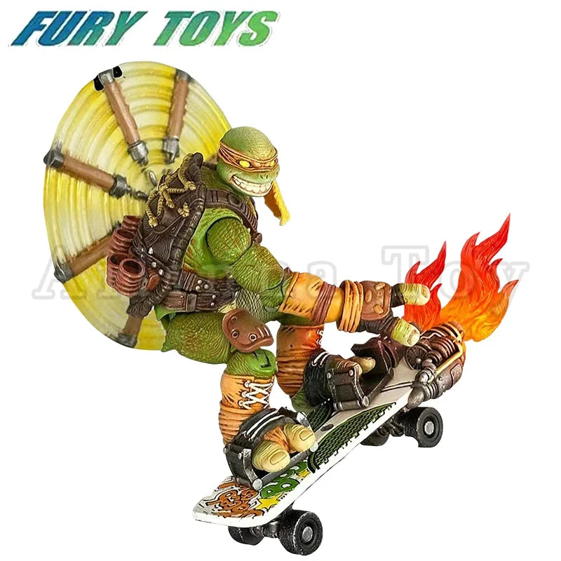 Fury Toys 1/12 5inches Action Figure Wave 3 Rage Samurai Force Turtle Summer Anime Model