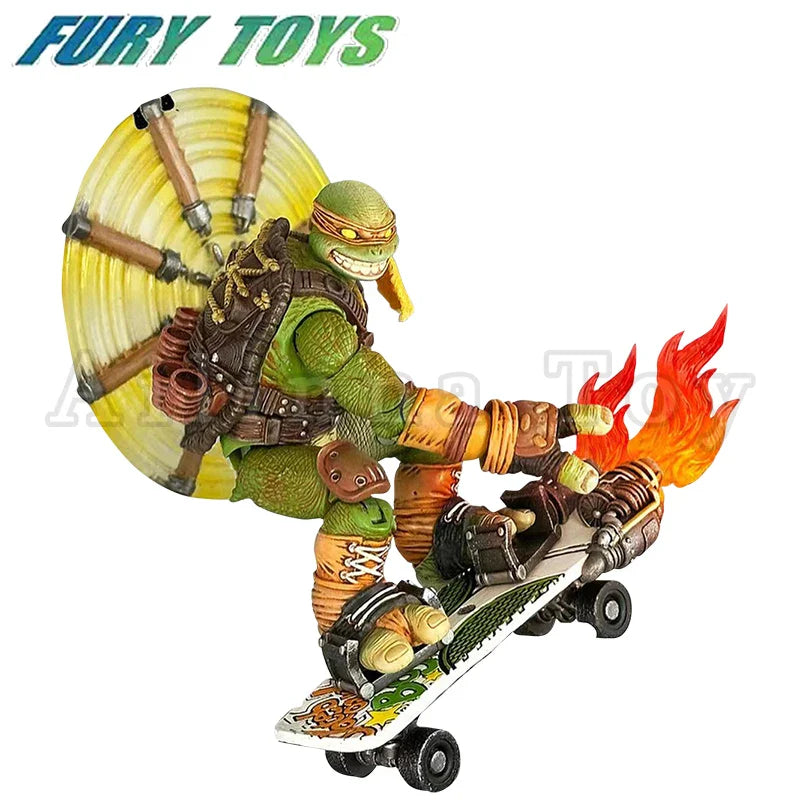 Fury Toys 1/12 5 Zoll Actionfigur Wave 3 Rage Samurai Force Turtle Sommer-Anime-Modell