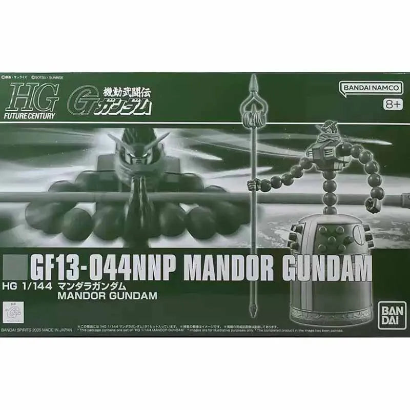 Bandai Officially Licensed HG Series Gundam GF13-044NNP MANDOR GUNDAM Anime Action Figure Assembly Model Toys Collectible Model