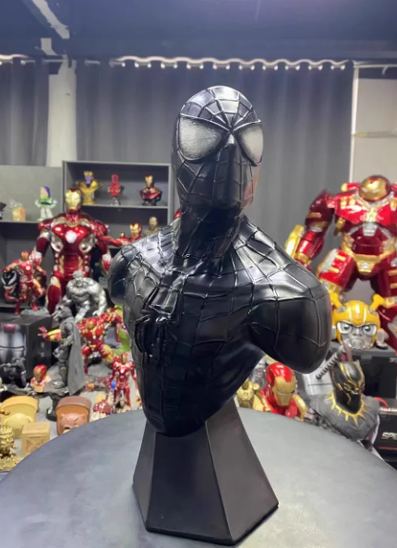 New Product In Stock Venom Spider Man Bust Marvel Superhero Gk Resin Figurine Model Living Room Table Decoration Birthday Gift