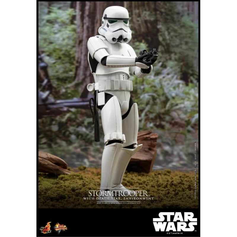 In Stock Hottoys MMS736 Star Wars Stormtrooper White Death Star Environment 1/6 Animation Action Figure Toy Model Collection