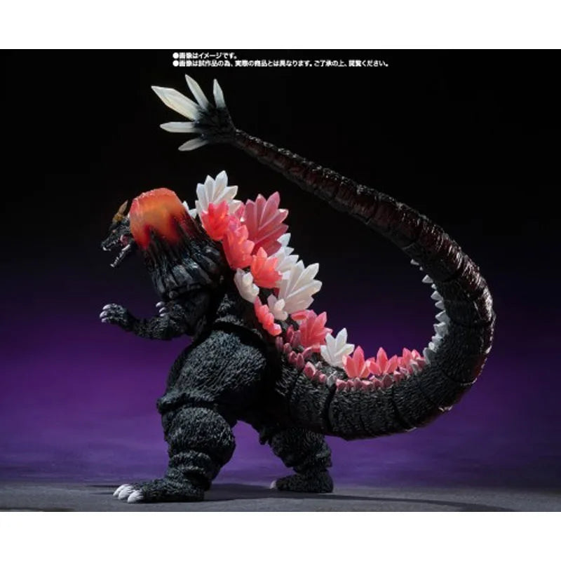 Bandai Original S.H.MonsterArts Godzilla Vs Space Godzilla Space Godzilla Fukuoka Duel Edition Model Toys Model Gifts for Boys