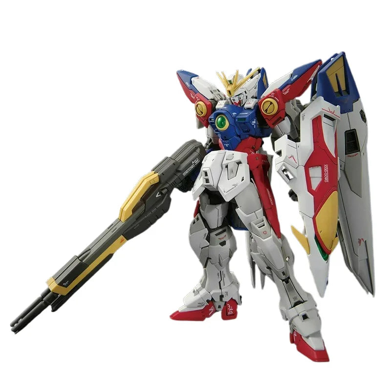 2026 Bandai RG 1/144 WING GUNDAM ZERO Modellbausatz Anime Action Fighter Bausatz Schreibtischdeko Modelle Sammlung Spielzeugfigur Geschenk