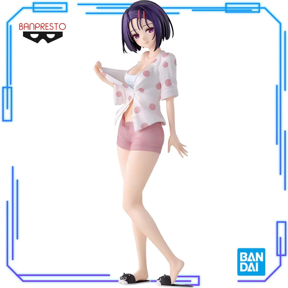 In Stock Bandai Original Genuine Banpresto Anime To Love-Ru Darkness Glitter&Glamours Haruna Sairenji 23cm Model Toy Figure Gift