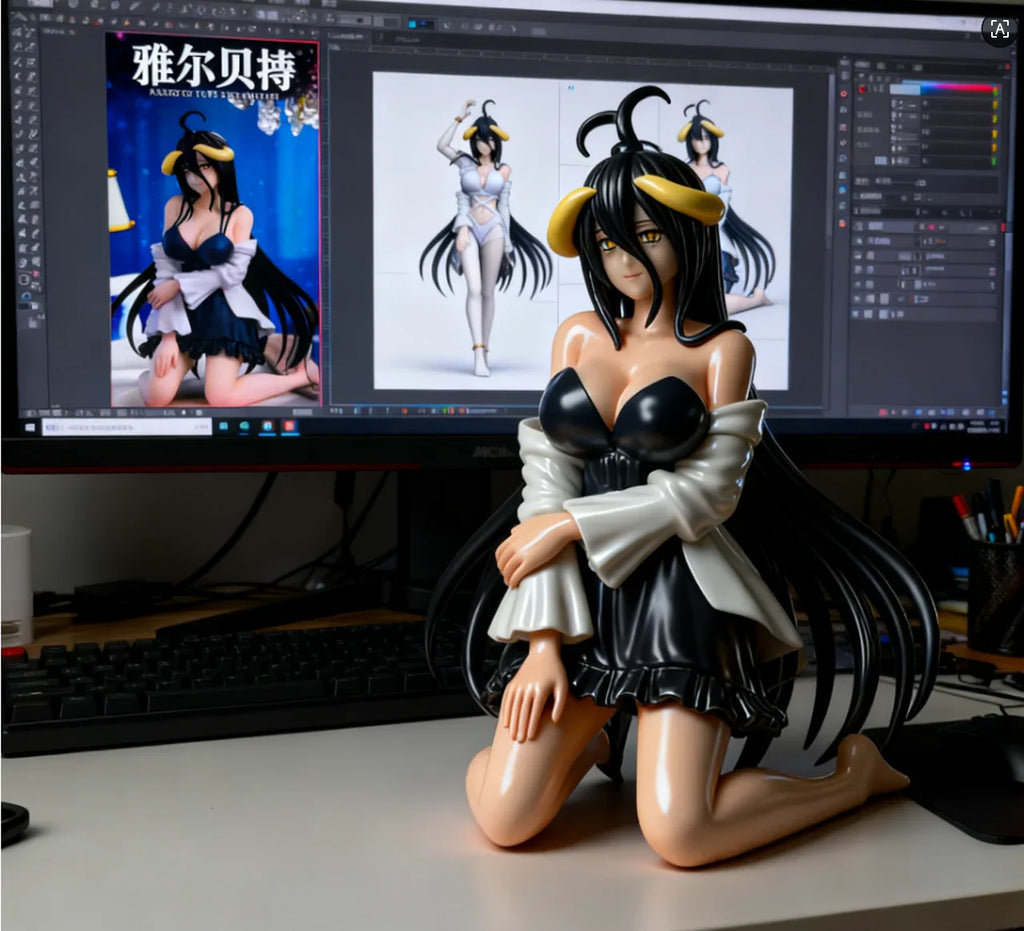Untoter König Pyjamas und sitzende Bademode Yarbeide Beliebte Auto-Schönheitsmädchen-Anime-Handarbeit