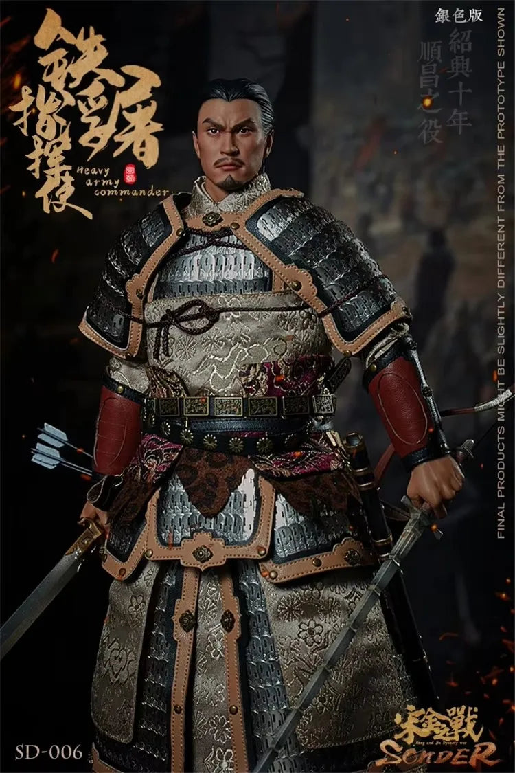 Sonder Sd006 1/6 Alter Chinesischer Soldat Kommandant Jin Dynastie Kampfanzug Version 12" Actionfigur Modell Kollektion