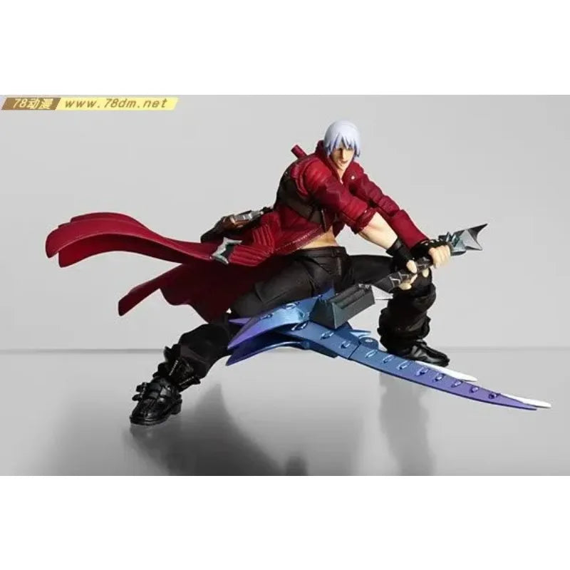 Kaiyodo Original Finished Movable Doll Series Devil Weeps Dante Anime Action Figure Model Toys Model Ornaments Gifts for Boys