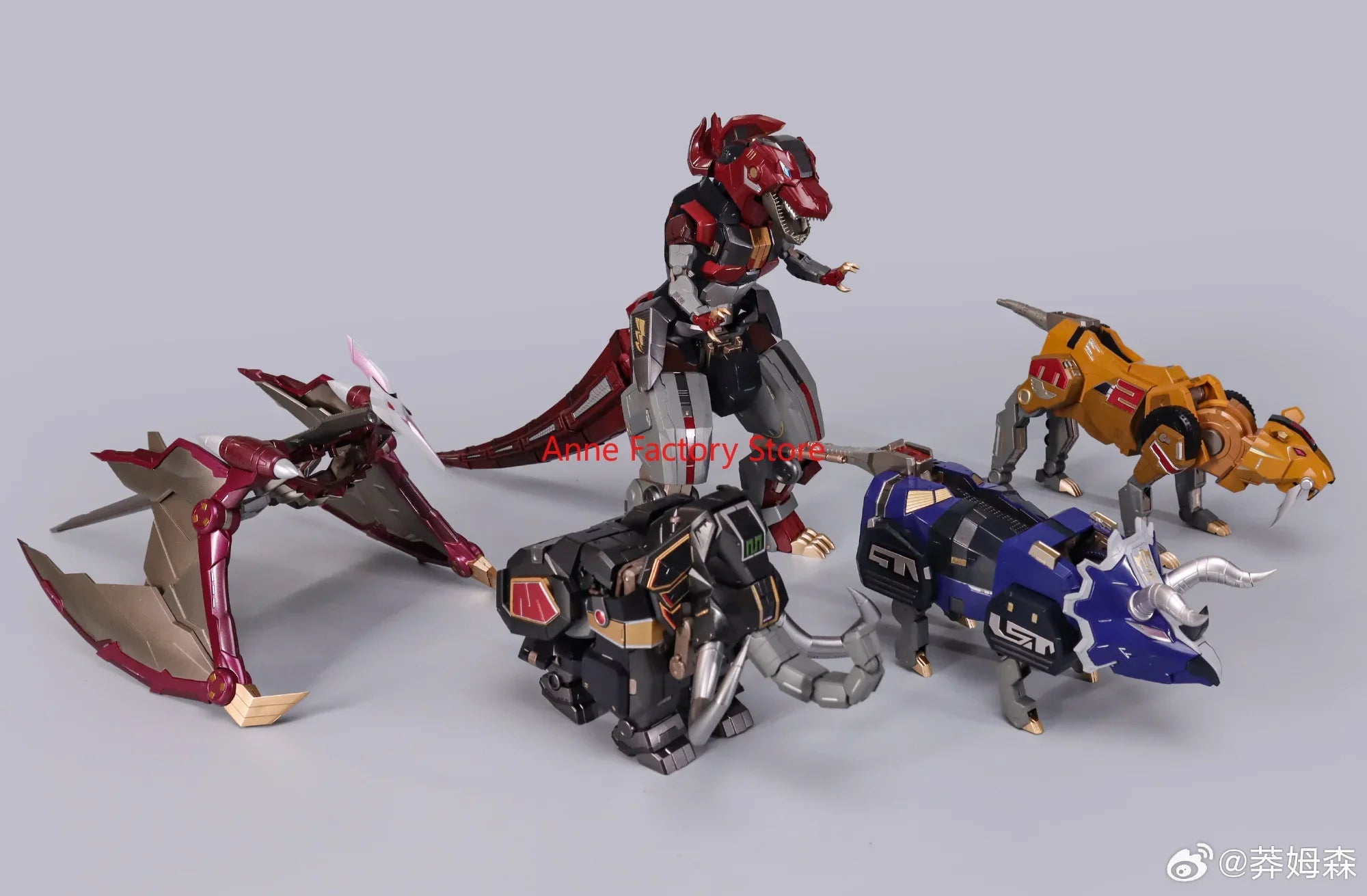 Nuevo Modelo De Ráfaga ZL-01 KO FLAMETOYS BEAST LORD Dragon Caesar Megazord Aleación Producto Terminado Modelo Figuras De Acción