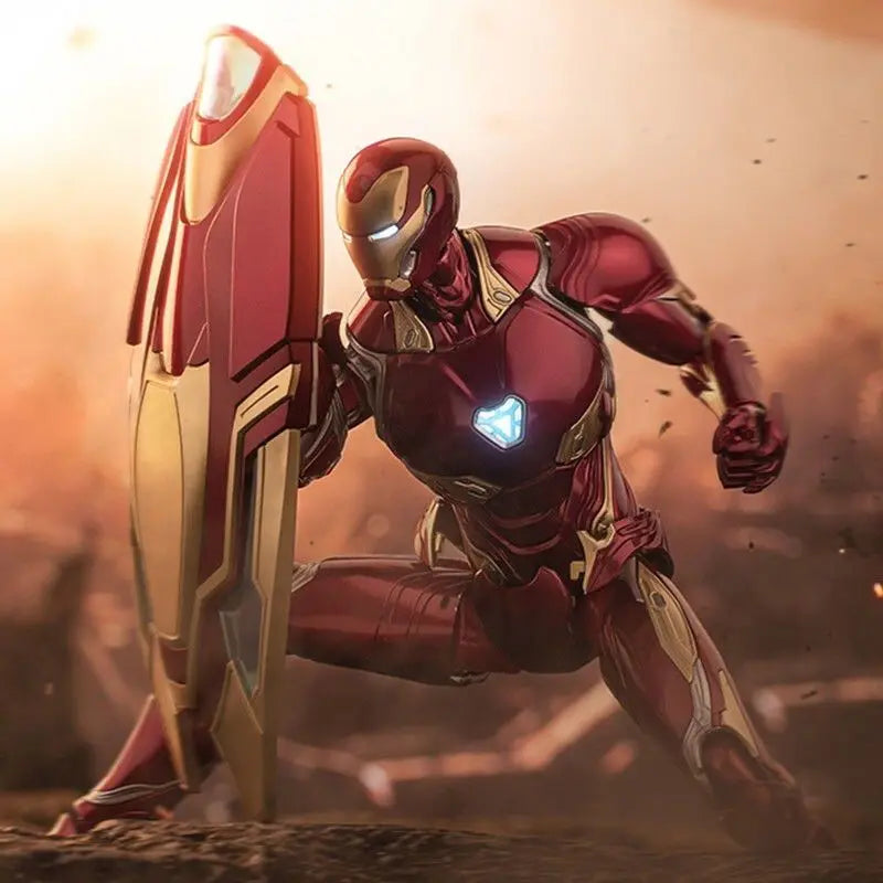 Original Morstorm E-Model Iron Man Mk50 Deluxe Edition Action Figure 1/9 Scale Assembly Model Set Figurine Pvc Statue