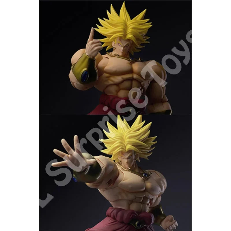 ZT Studio Broly Figure Dragon Ball Super Saiyan Broly 10 Inches Warrior Of The Ancient Anime Action Figure Model Toys Gifts