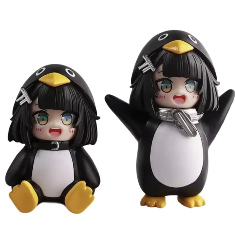 Gugu Gaga Kleiner Pinguin 6cm PVC Cosplay Pengmin Figur – Anime Schreibtisch Deko Modell Sammlerstück Geburtstagsgeschenk