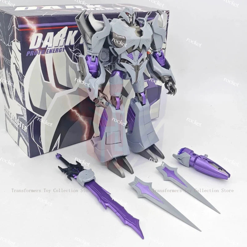 Neue Lagerumwandlungsspielzeug APC Megatron Film Anime Charakter Figur Auto Modell Sammlung Geburtstagsgeschenk G1 beweglicher Roboter