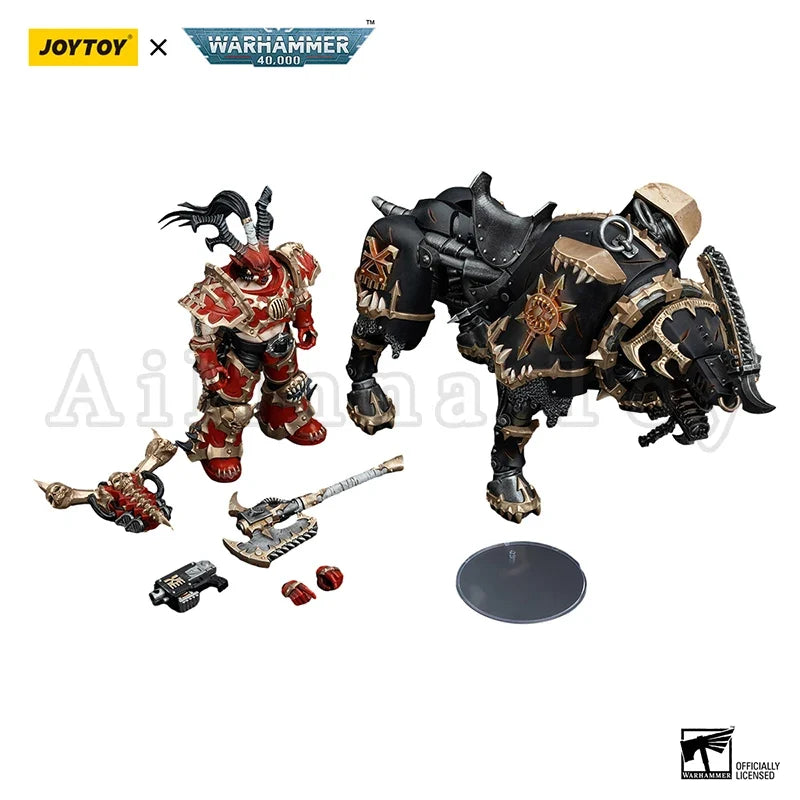 JOYTOY 1/18 Action Figure 40K World Eaters Lord Invocatus Anime Military Model