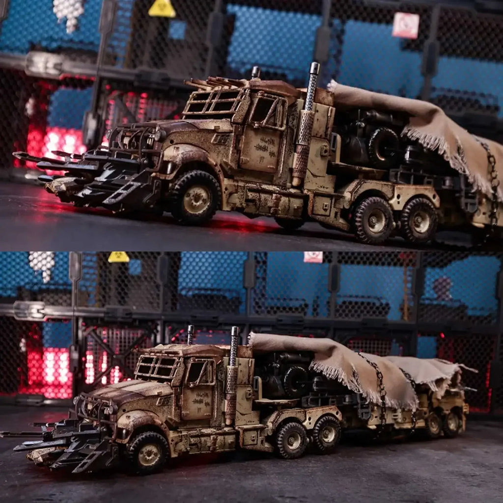 UT Transformion R-05 R05 33cm MG Tank Damaged Battle Damous Uniquetoys R 05 Robot Action Figure Collect Gifts