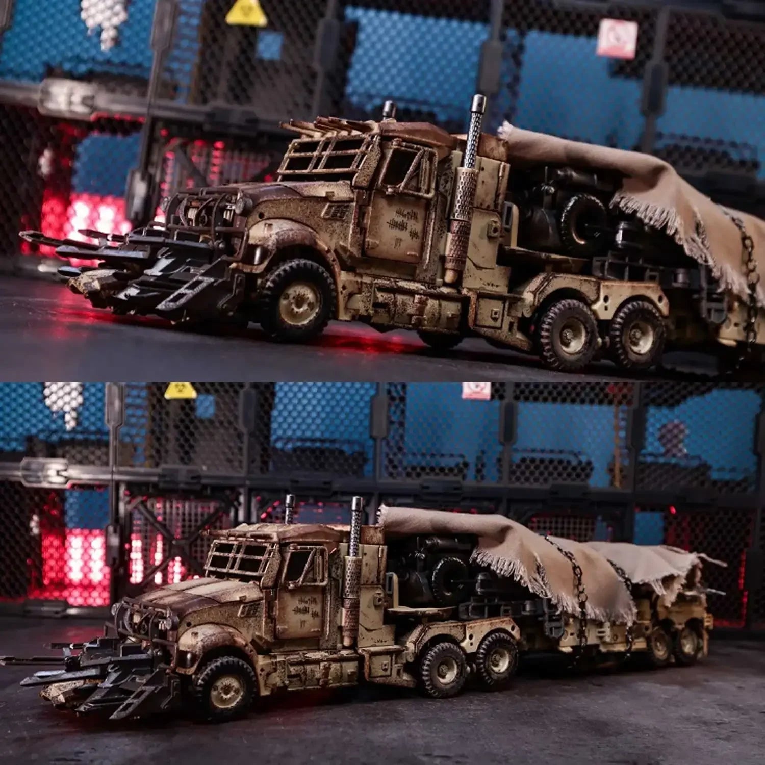 UT Transformion R-05 R05 33cm MG Tank Damaged Battle Damous Uniquetoys R 05 Robot Action Figure Collect Gifts