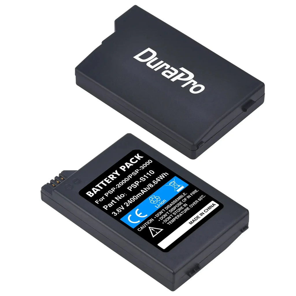 PSP-S110 Battery for Sony PSP Psp3000 Psp2000 2000 3000 3001 3004 Game Console Rechargeable Replacement Batteries & Charger