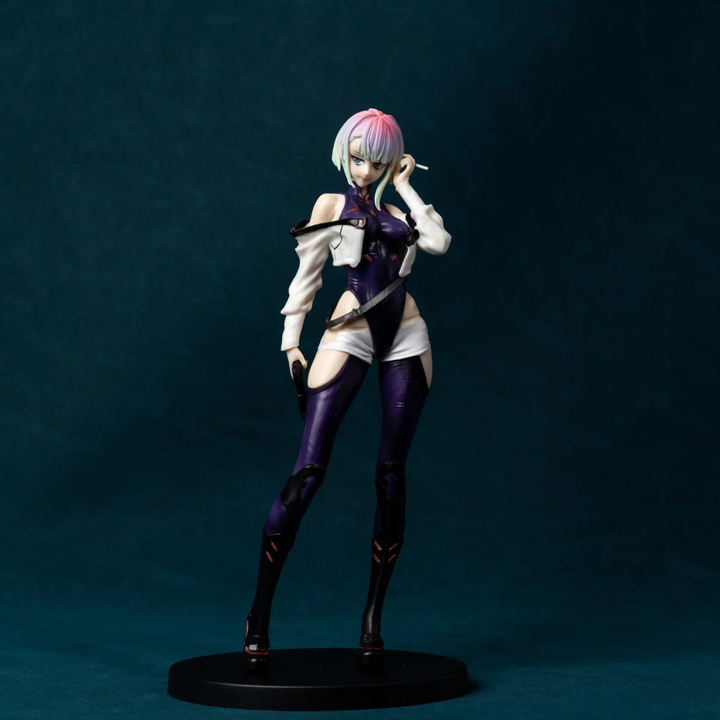 16CM Anime Game Cyberpunk: Edgerunners Rebecca Figure Desktop Decorations Model Toy Lucy Collection David Martinez Aciton Figure