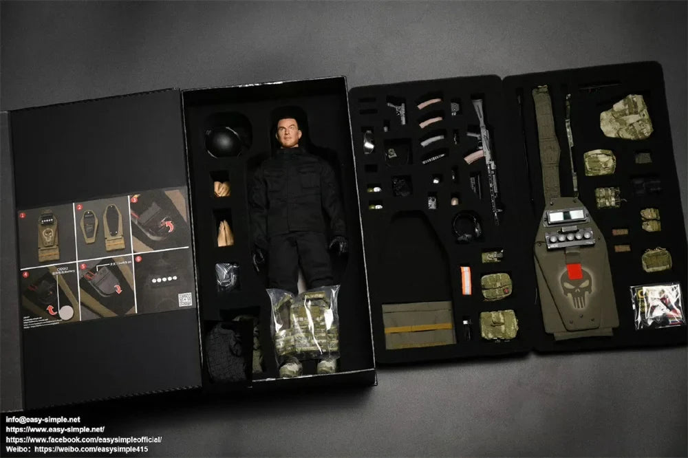 EASY&SIMPLE ES 26067R 1/6 Scale Russian Rapid Response Force SOBR Male Soldier Full Set For 12'' Action Figure Model Toys
