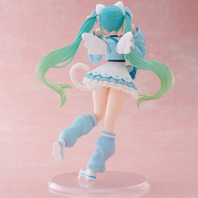In Stock TAiTO Hatsune Miku Fashion Figure Fancy ~Cat Eat Ver.~ PVC 18CM Anime Action Figures Model Collection Toy