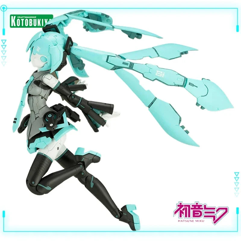 Kotobukiya Original Genuine Vocaloid Hatsune Miku Frame Artist 1/100 Mobile Suit Girl 15.9cm Action Figures Assembly Model Toys