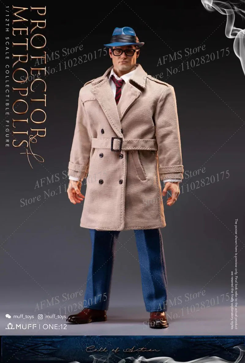 IN STOCK MUFF TOYS 1/12 Scale Collectible Figure Superman Clark Kent Guardians Of Metropolis Anime Hero 6Inch Men Soldier Model