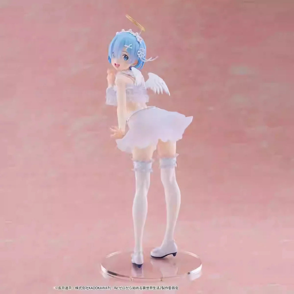 In Stock Taito Precious Figure Rem Pretty Tenshi Ver. Re:life in A Different World From Zero 23Cm Doll Anime Model Toys