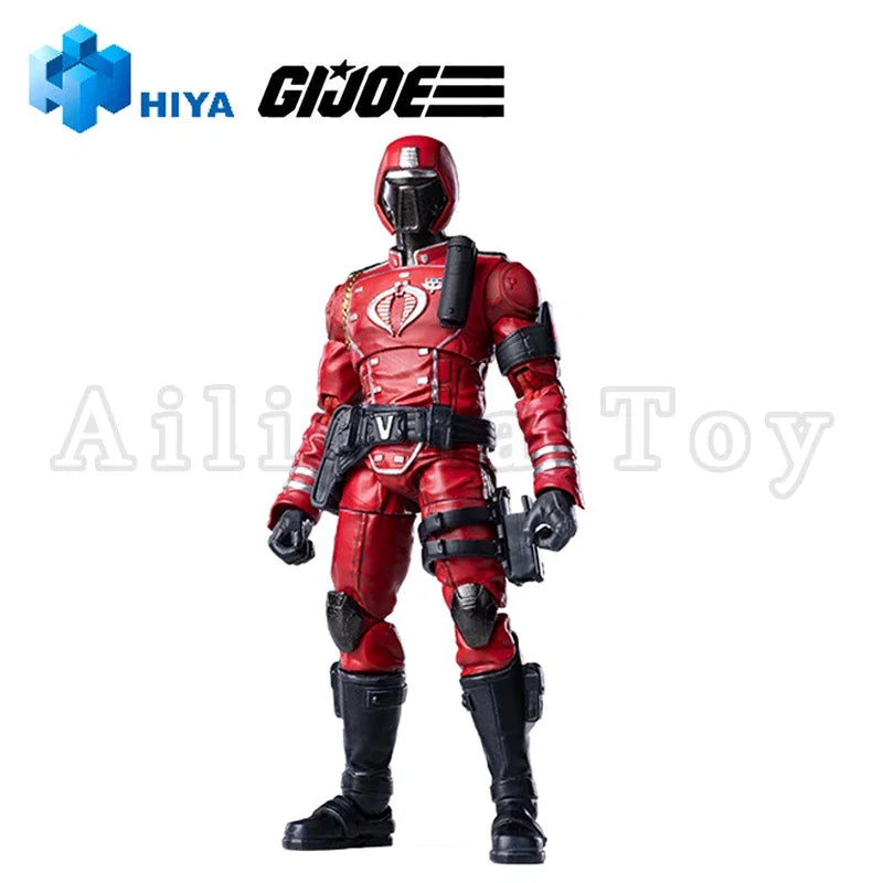 HIYA 1/18 4inch Action Figure Exquisite Mini Series G.I.Joe Crimson Guard Anime For Gift