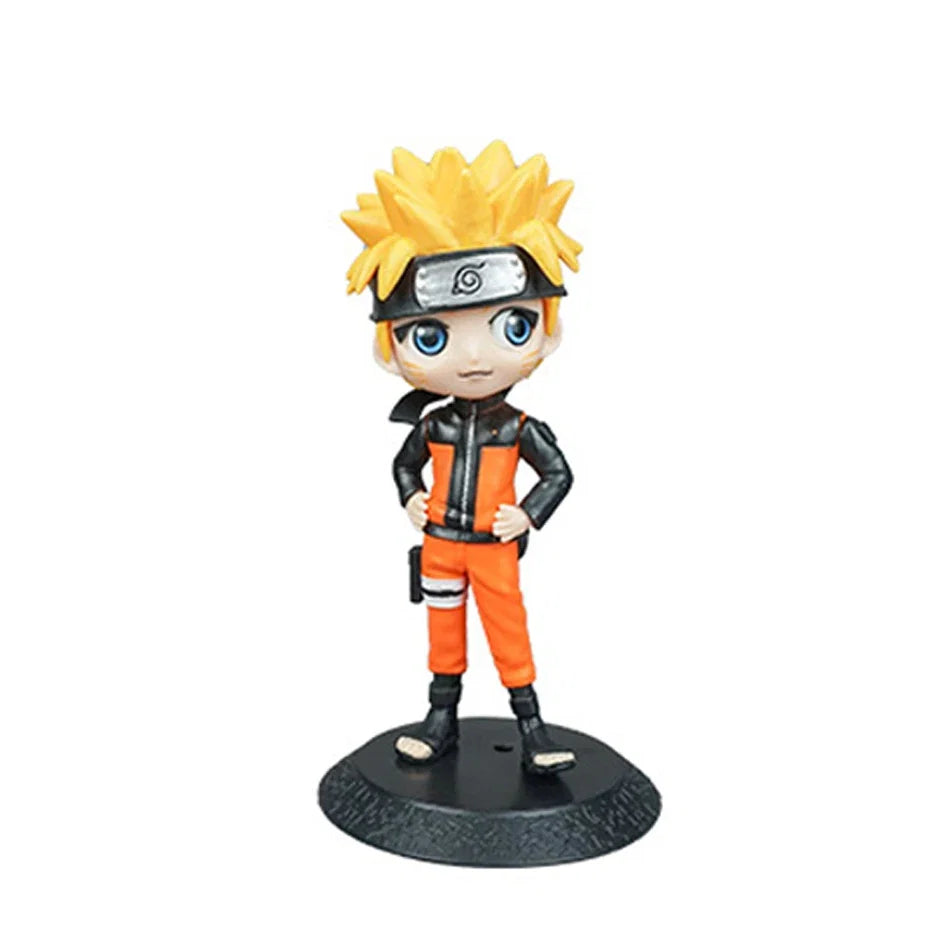 6pcs-set Anime Naruto Figures Sakura Action Uchiha Gaara Kakashi PVC Model Figurines For Decoration Collection Gift Toys 15cm