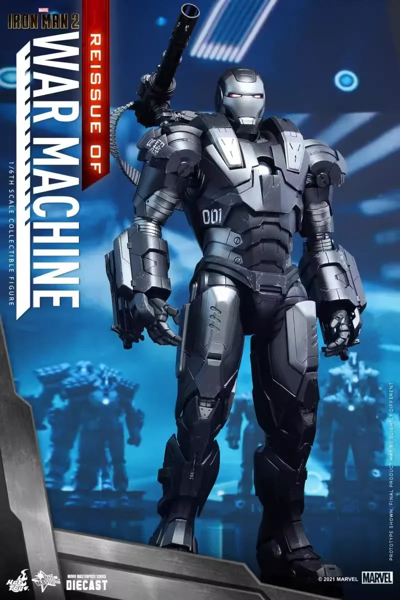Original HOTTOYS 1/6 Die-cast Alloy MMS331 D13B Iron Man 2 War Machine MK1 Action Figure Model Toys Collection Scene Ornaments