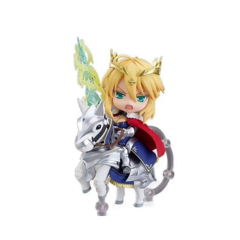 10cm Fate Grand Order Altria Pendragon Lancer Ver. Multiple Accessories Pvc Game Girl Figure Collectible Model Statue Fans Decor