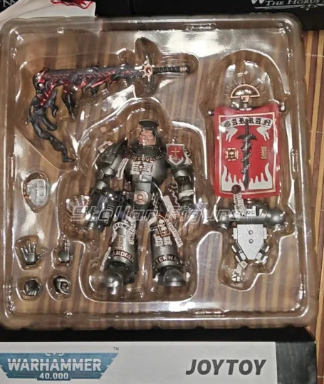 【SF】JOYTOY Warhammer 40K 1/18 Action Figure Grey Knights Castellan Crowe Model Toys Gifts Collection Ornaments
