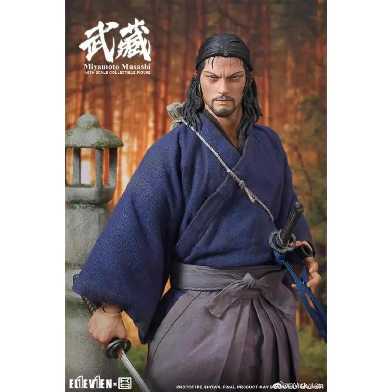 【 in Stock 】 Eleven X Kai Studio Original 1/6 Miyamoto Musashi Joint Mobile Doll Handmade Model Toy Boy Gift Collection Ornament