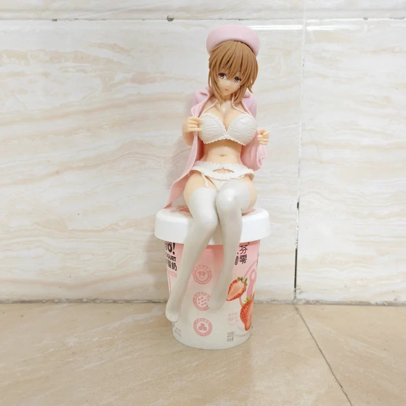 23cm Sexy Anime Akagi Zero Nurse PVC Changeable Outfit Beauty Figure Toy Anime Model Decoration Case Collection Gift Toys
