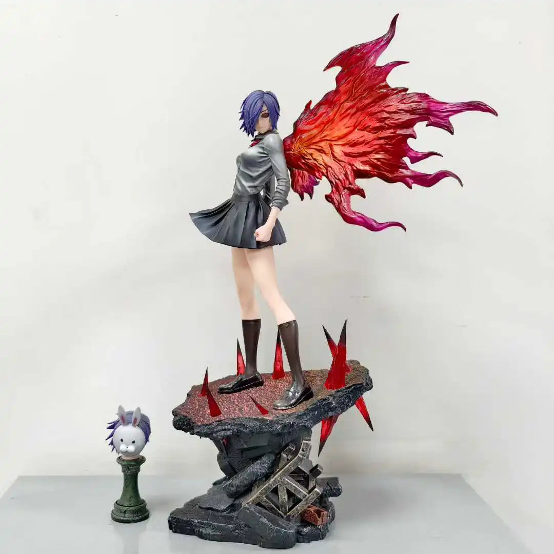 Touka Kirishima Tokyo Ghouls Action Figure - Two-Headed Statue Collection Doll Desk Decoration Model Toy for Kids Birthday
