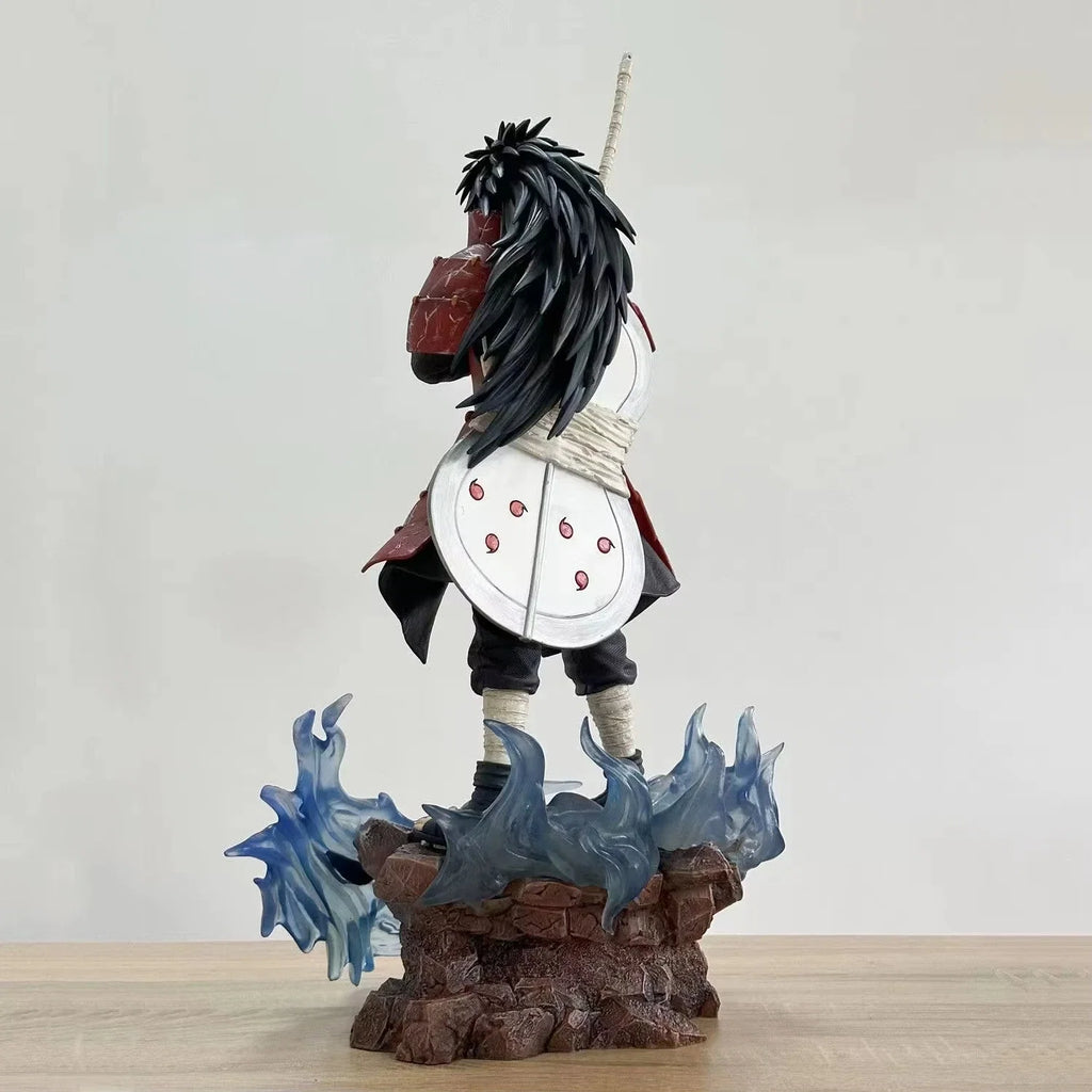 42cm Uchiha Madara Figure Naruto Shippuuden GK Action Figurine PVC Manga Statue Collection Ornament Model Kid Christmas Toy Gift