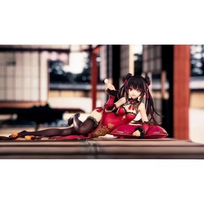 Japanese Comics Figure  APEX DATE A LIVE The Return of Elves Tokisaki Kurumi Chinese New Year Qipao Anime Model Bandai Banpresto