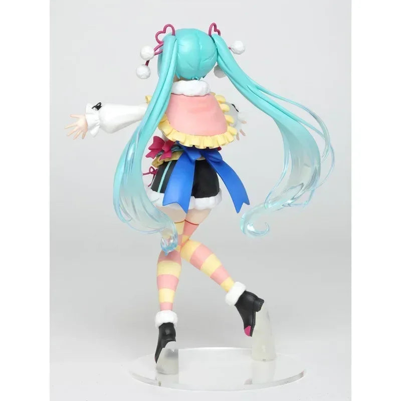 In Stock Original TAITO Hatsune  Toy Figure Winter Image Anime Figure Movable Model Collection Toy Gift Collection Ornaments