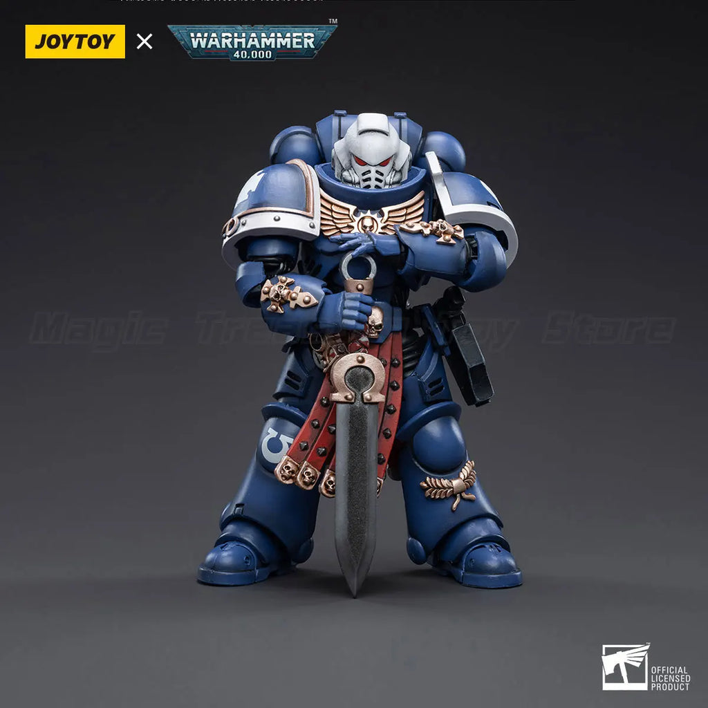 【In stock】 JOYTOY 1/18 Action figure warhammer 40k Ultramarines Primaris Assault Veteran Intercessor  Anime Ornaments Gifts
