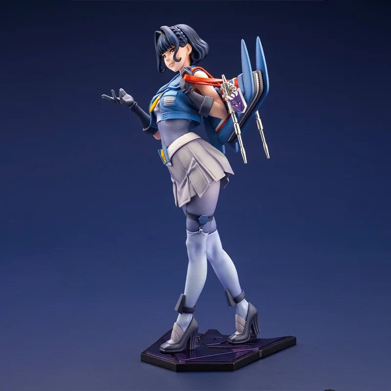 Kotobukiya Original Genuine 1/7 Hasbro Transformers Thundercracker Decepticons Bishoujo Statue 21.5cm Model Toy Figure Xmas Gift