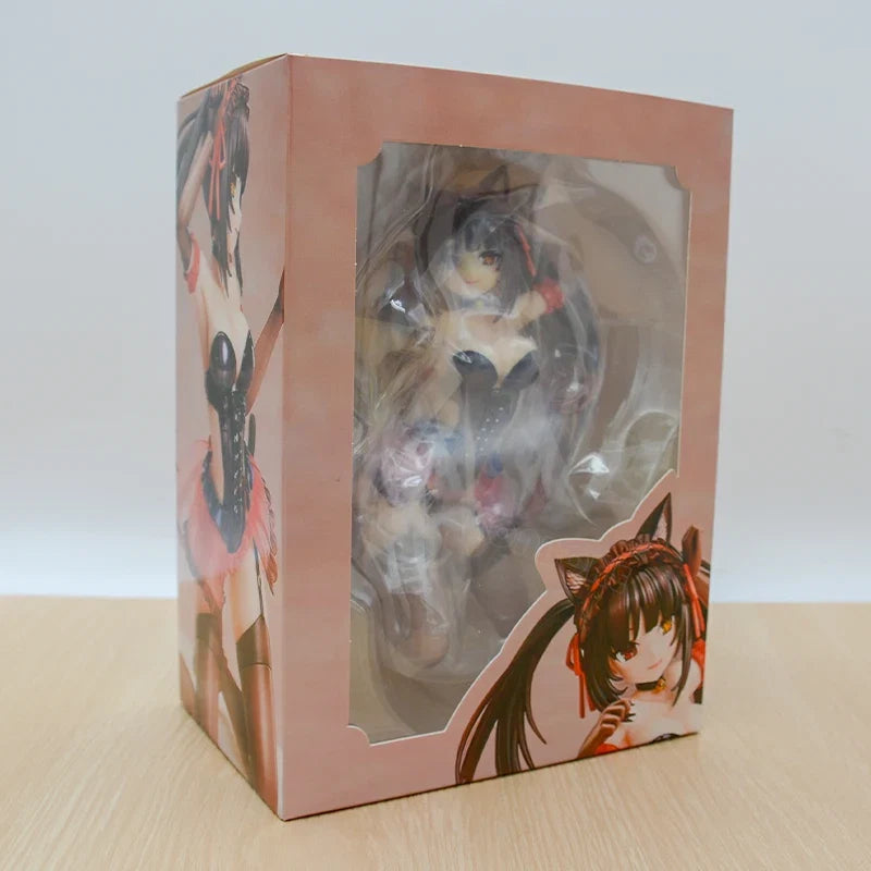 24cm KDcolle Date A Live Kurumi Tokisaki Anime Girl Figure Date A Bullet Yatogami Tohka Action Figure Adult Sexy Model Doll Toys