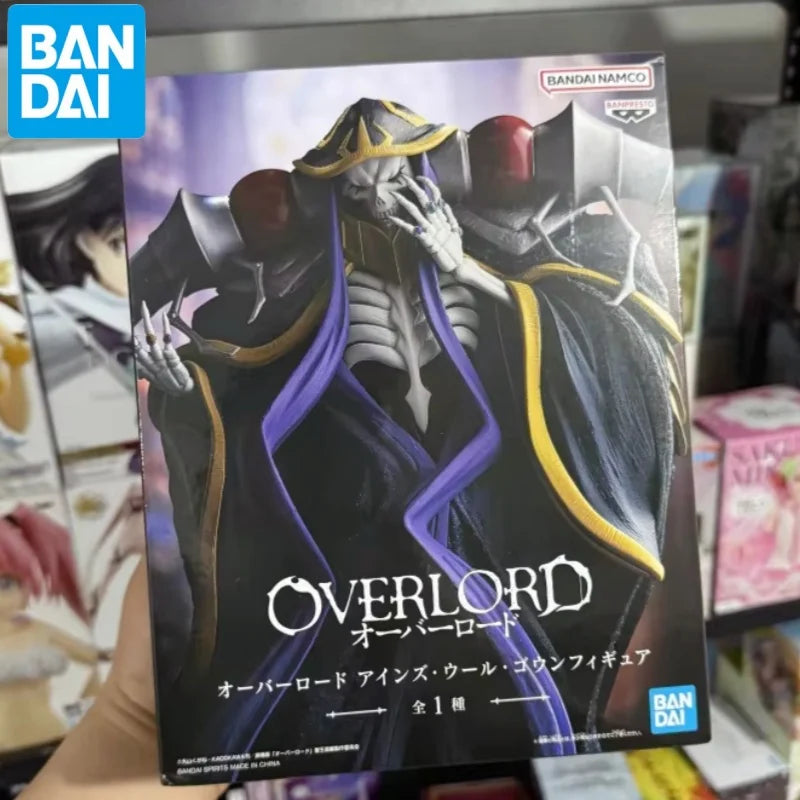 New Arrival Original Bandai Anime Figure Overlord Albedo Ooal Gown Action Banpresto Toys Models Figurine Room Decoration Collect
