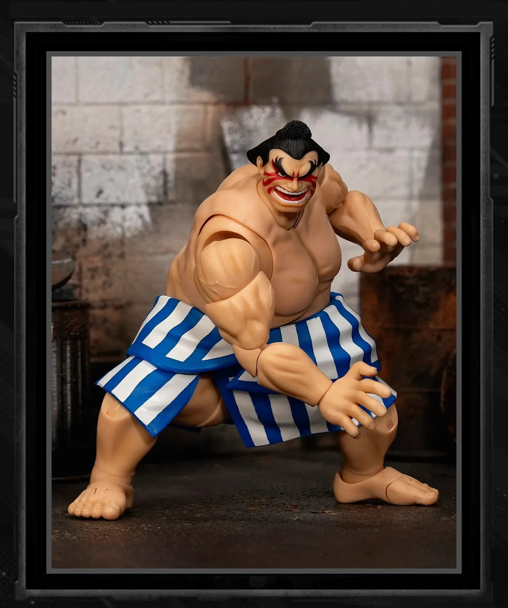 2026 New Jada Toys Street Fighter II 2 Edmond Honda Sumo Action Figures 6-Inch Posable Figure Collectible Toy Children Gift