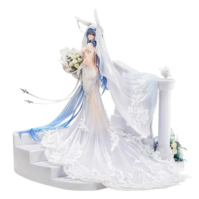 New In Stock Genuine【Meow】Azur Lane  Garden The Ceremony Of The White Snow Ver 1/7 Action Figure Precious Collection Value Toy