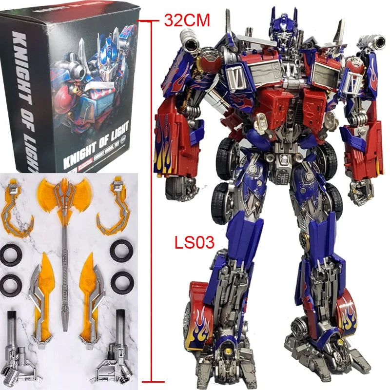 BMB LS06 Galvatron LS03 OP Commander Transformation Toys Megatank Car Movie Series Action Figure Deformation Robot Anime Model