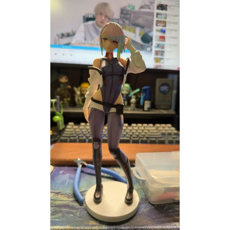 In Stock 100% Original AniMester 1/7 GEE CYBERPUNK: EDGERUNNERS LUCY  Anime Action Figures Model Collection Toy Kawaii Hobby