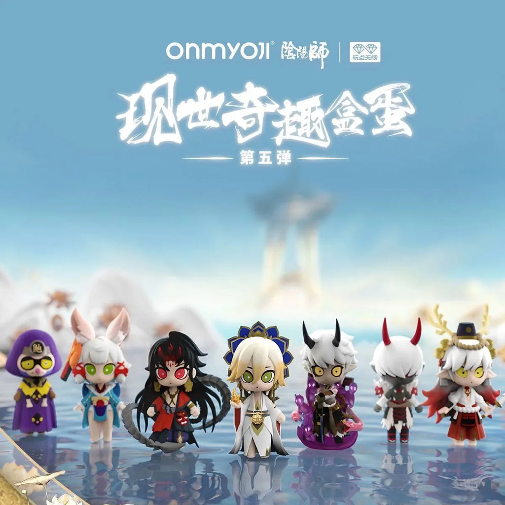 New Onmyoji Series 5 Blind Random Box Guess Bag Mystery Box Toys Anime Action Figure Desktop Ornaments Home Decor Dolls Gift