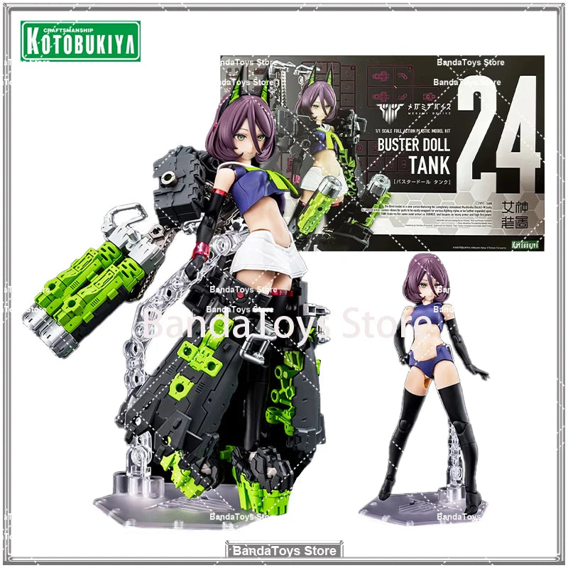In Stock Original KOTOBUKIYA KP684 BUSTER DOLL TANK 24 Assembly Model Anime Action Collection Figures Model Toys